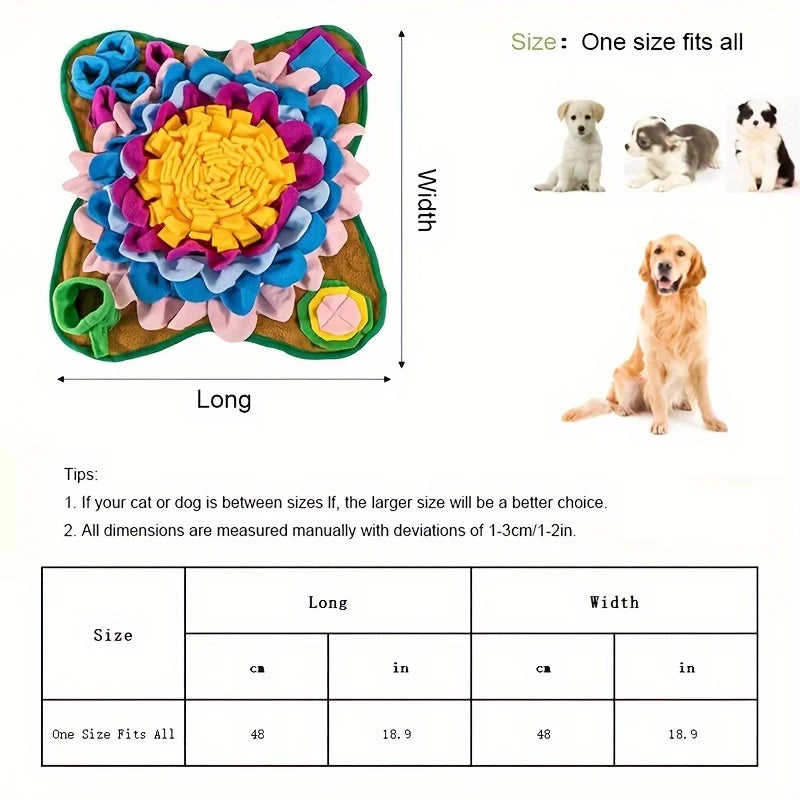 Smart Snuffle Mat for Dogs – Mental Stimulation & Slow Feeder Toy for Dogs