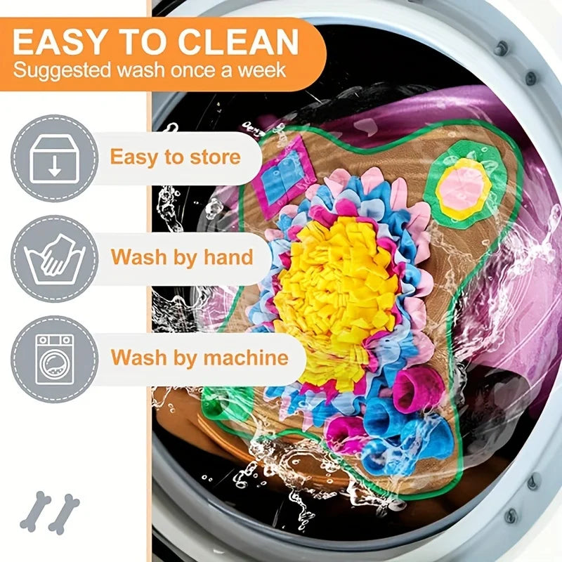 Smart Snuffle Mat for Dogs – Mental Stimulation & Slow Feeder Toy for Dogs