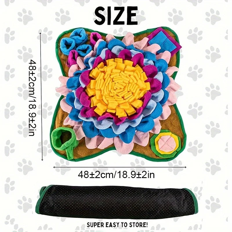 Smart Snuffle Mat for Dogs – Mental Stimulation & Slow Feeder Toy for Dogs
